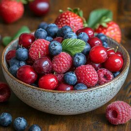 Imagem da notícia Os Incríveis Benefícios das Frutas Vermelhas: Redução da Inflamação e Fortalecimento da Saúde